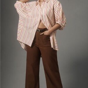 Anthropologie Pilcro painter button down shirt